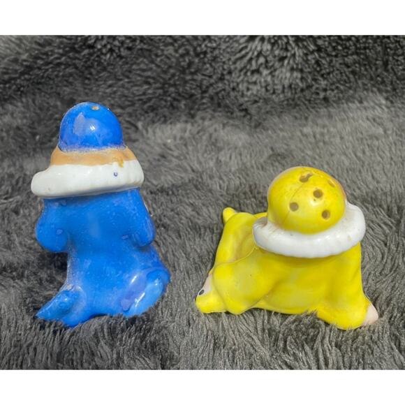 Vintage Harlequin Clown Salt & Pepper Shakers - Picture 2 of 4